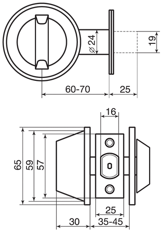 προσθετη κλειδαριά ασφαλειας με πομολο Multlock cronus